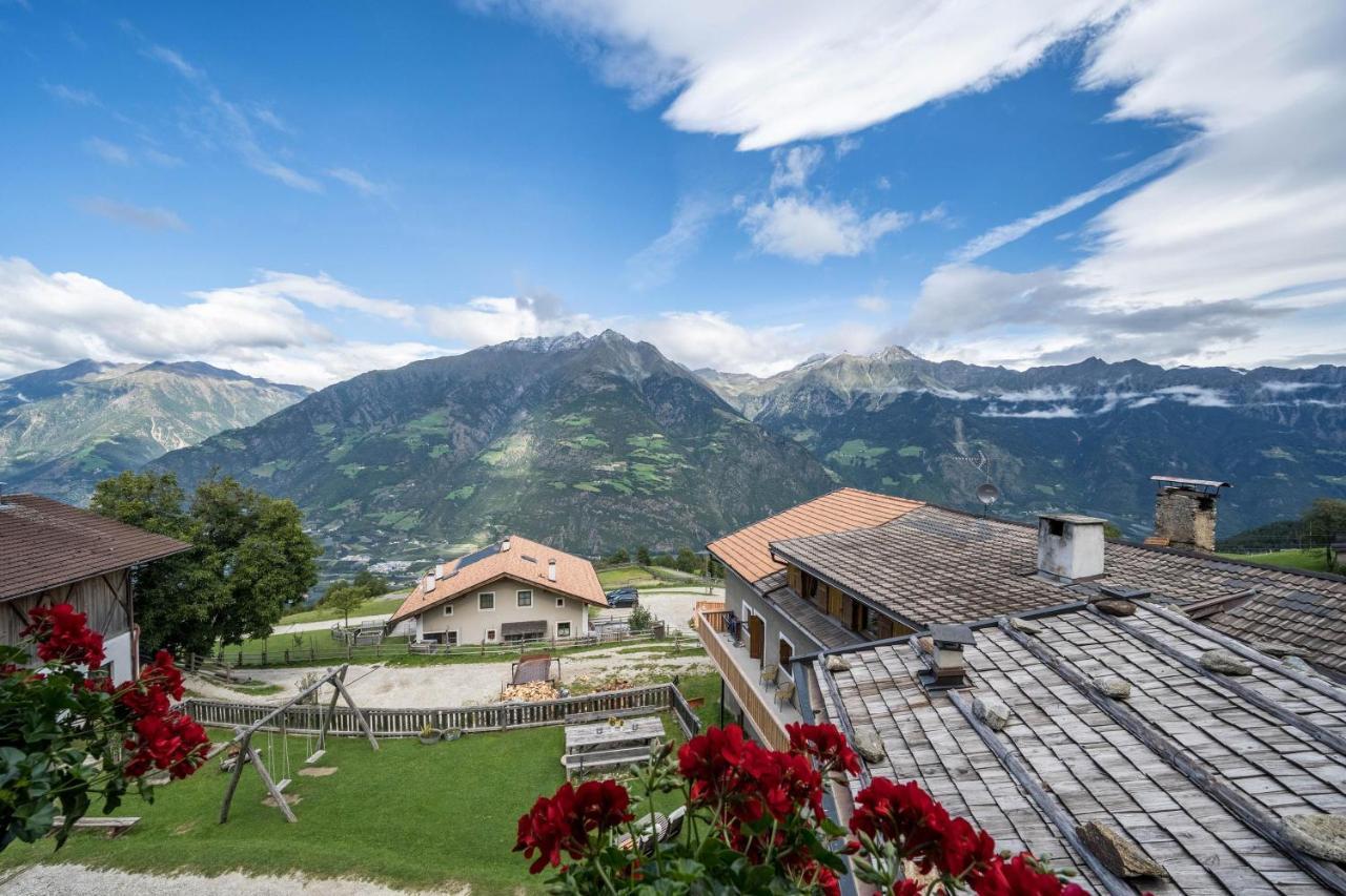 Thaler-Hof Ferienhaus Fichtnhittl Villa Lagundo Exteriör bild