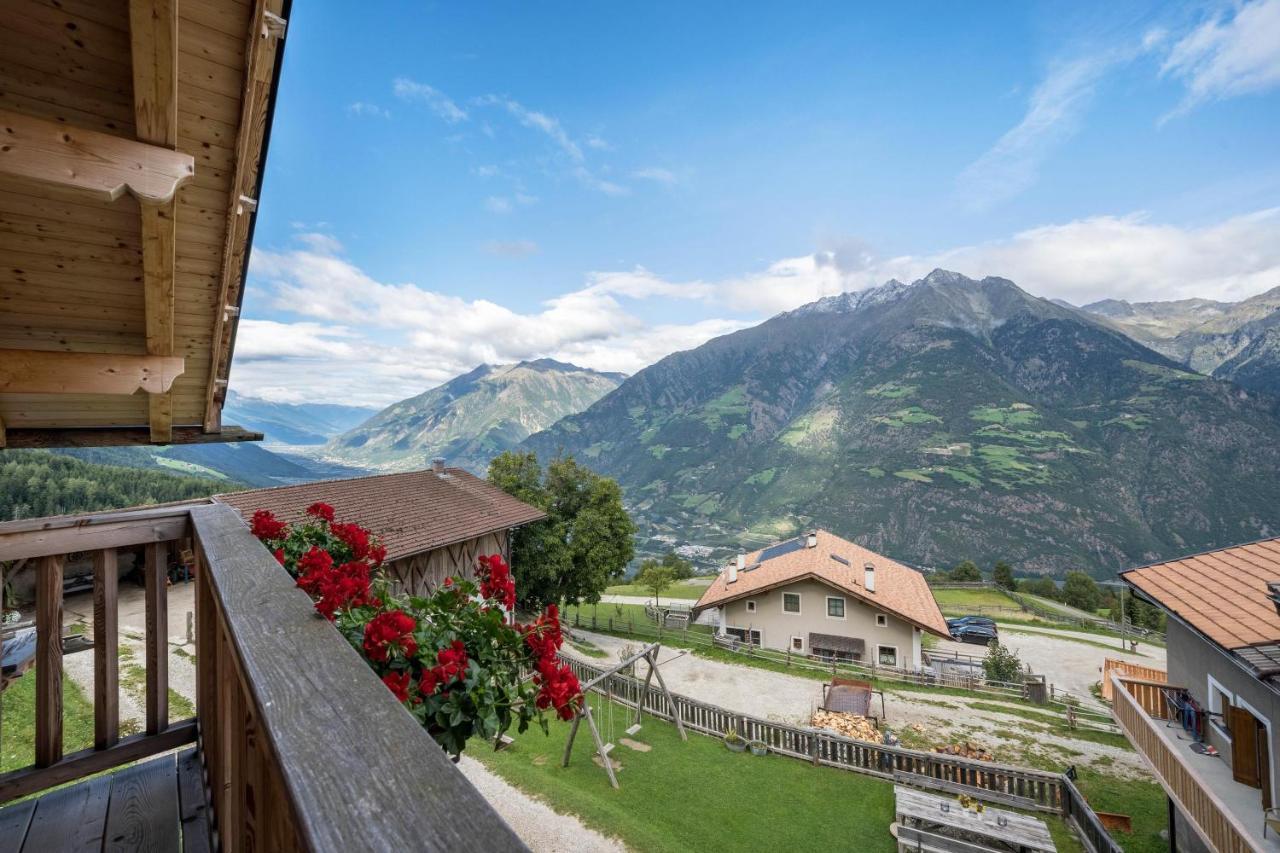 Thaler-Hof Ferienhaus Fichtnhittl Villa Lagundo Exteriör bild